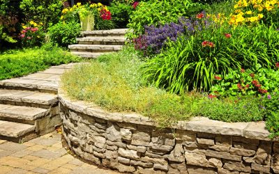 Sustainable landscaping with retaining walls in Wasilla AK enhances outdoor spaces